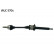 Drivaxel VKJC 5704 SKF, miniatyr 2