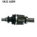 Drivaxel VKJC 6009 SKF, miniatyr 3
