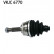 Drivaxel VKJC 6770 SKF, miniatyr 3