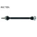 Drivaxel VKJC 7024 SKF, miniatyr 2