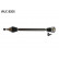 Drivaxel VKJC 8205 SKF