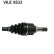 Drivaxel VKJC 8533 SKF, miniatyr 4