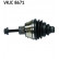 Drivaxel VKJC 8671 SKF, miniatyr 3