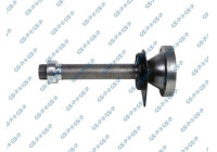 Stickaxel, differential