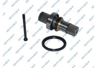 Stickaxel, differential