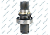 Stickaxel, differential