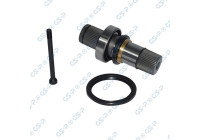 Stickaxel, differential