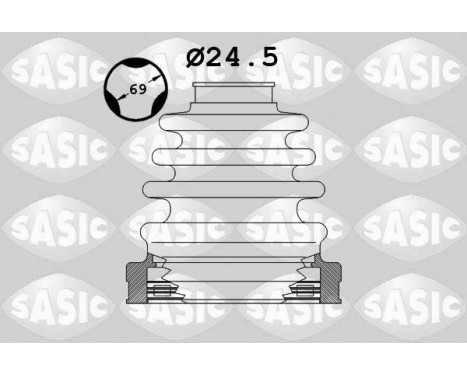 Bälgsats, drivaxel, bild 2