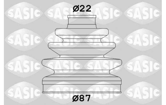 Bälgsats, drivaxel, bild 2