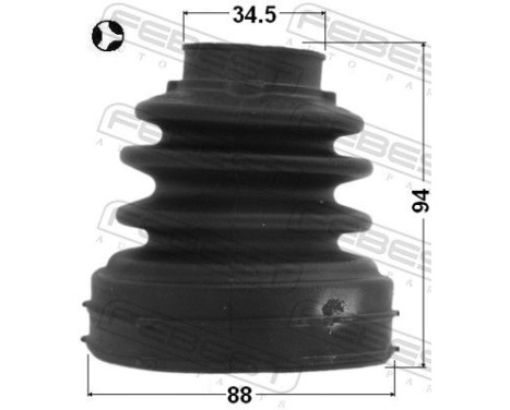 Bälgsats, drivaxel, bild 3