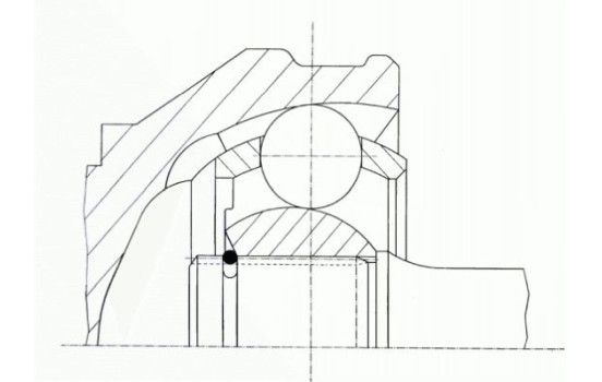 Ledsats, drivaxel 25860 Spidan