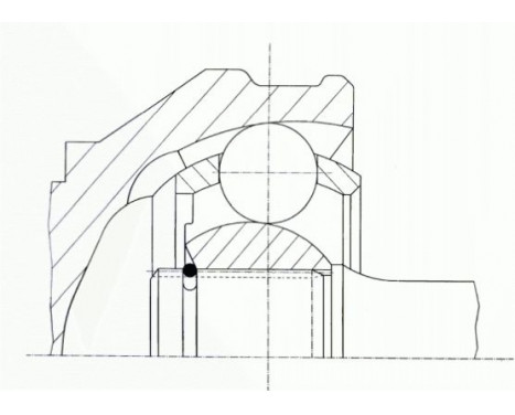 Ledsats, drivaxel 36098 Spidan