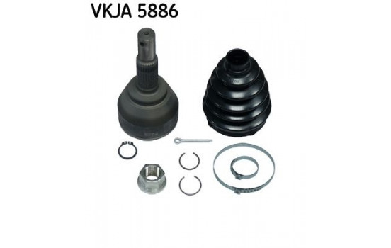 Ledsats, drivaxel VKJA 5886 SKF