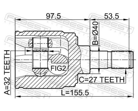 Ledsats, drivaxel, bild 2