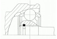 Reparationssats för CV-led, drivaxel 25771 Spidan