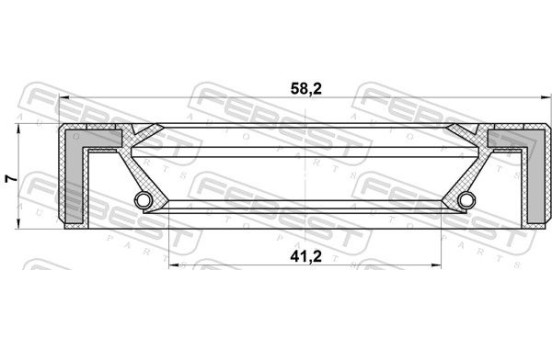 Axeltätning, drivacel, bild 2