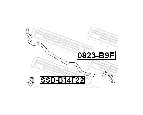 Bussning, krängningshämmare, bild 2