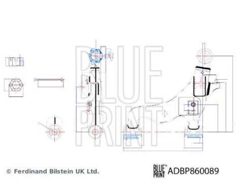 armben ADBP860089 Blue Print, bild 3