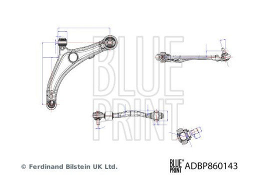 armben ADBP860143 Blue Print, bild 2