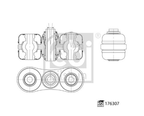 Bärarm, hjulupphängning 176307 FEBI, bild 2