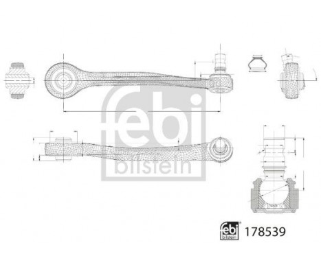 Bärarm, hjulupphängning 178539 FEBI, bild 2