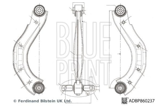 Bärarm, upphängning ADBP860237 Blue Print