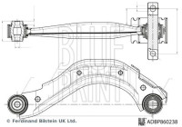 Bärarm, upphängning ADBP860238 Blue Print