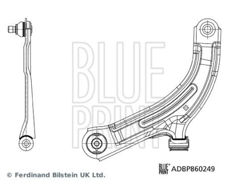 Bärarm, upphängning ADBP860249 Blue Print