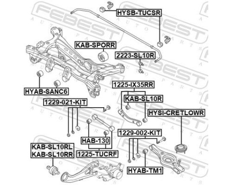 Inställningsskruv, camber, bild 2