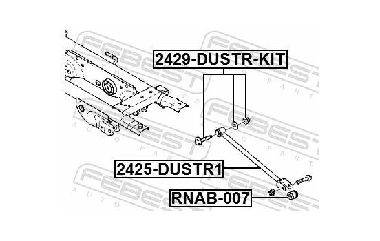 Inställningsskruv, camber, bild 2