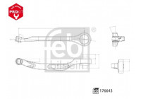 Länkarm, hjulupphängning ProKit 176643 FEBI
