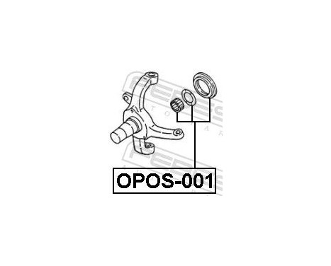 Reparationssats, styrspindel, bild 3