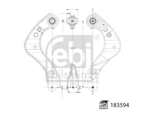 stödarm med lager 183594 FEBI