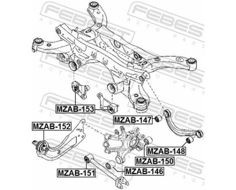 Lagerhylsa, länkarm, bild 2