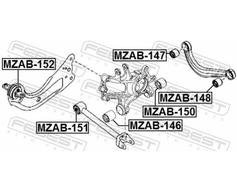 Lagerhylsa, länkarm