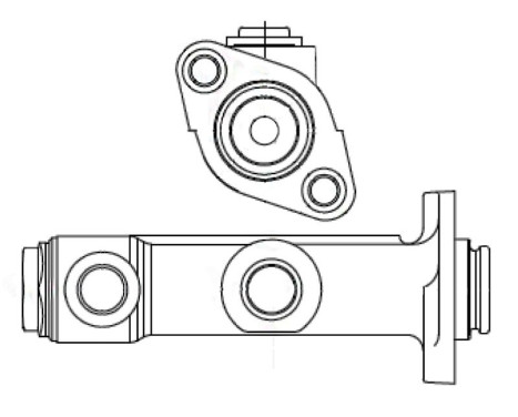 Givarcylinder, koppling, bild 2