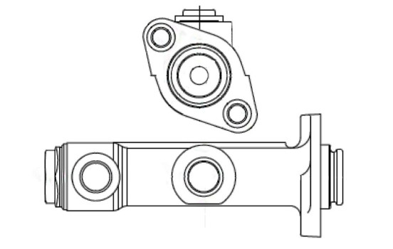 Givarcylinder, koppling, bild 2