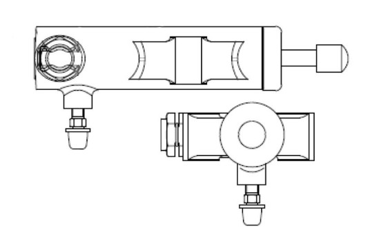 Slavcylinder, koppling