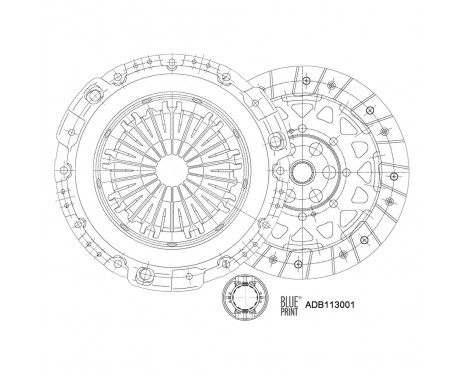 Kopplingssats ADB113001 Blue Print