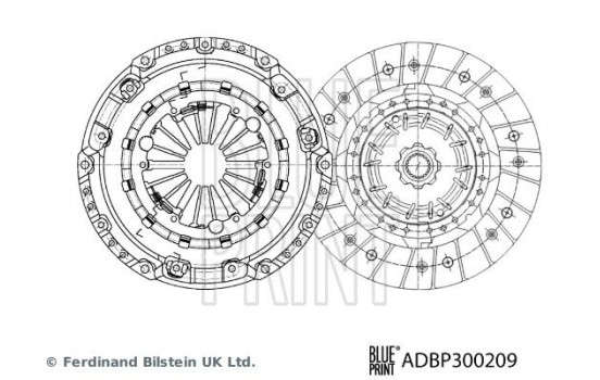 Kopplingssats ADBP300209 Blue Print