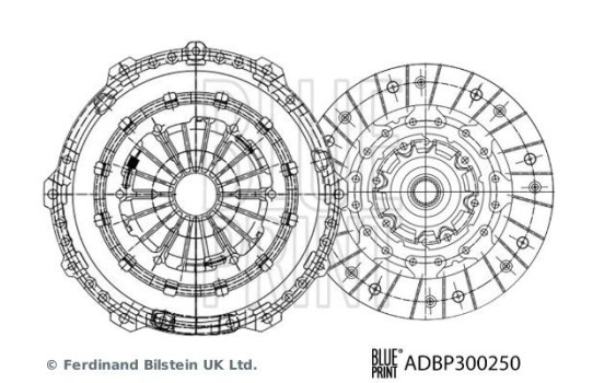 Kopplingssats ADBP300250 Blue Print