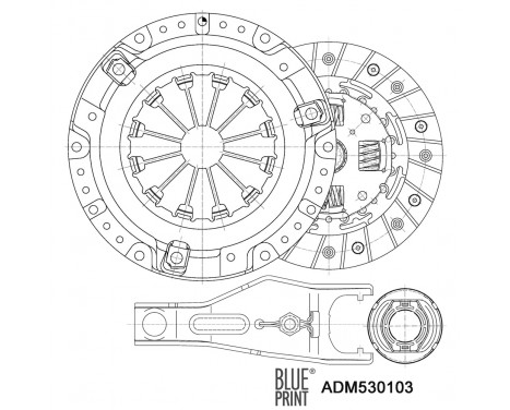 Kopplingssats ADM530103 Blue Print