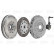 Kopplingssats FULLPACK DMF (CSC) 837005 Valeo
