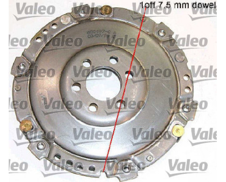 Kopplingssats KIT2P 801439 Valeo