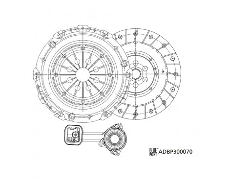 Kopplingssats SMARTFIT Solution Kit ADBP300070 Blue Print