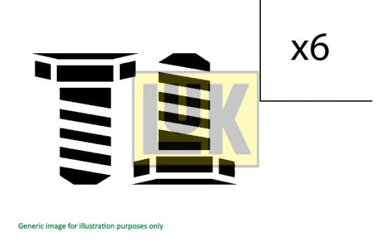 Skruvsats, svänghjul 411 0292 10 LUK