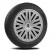 4-delade Sparco-hjulkapsel set Bergamo 15-tums silver, miniatyr 2