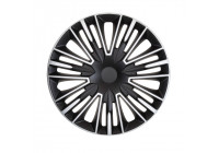 4-delat hjulöverdragssats Jerez 15-tums silver / svart