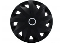 4-Piece Navkapslar sat Craft RC Black (runda hjul) 16 tum