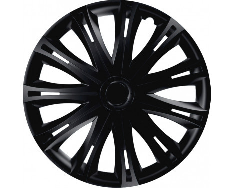 4-piece Wheel täck Spark Black 17 Inch